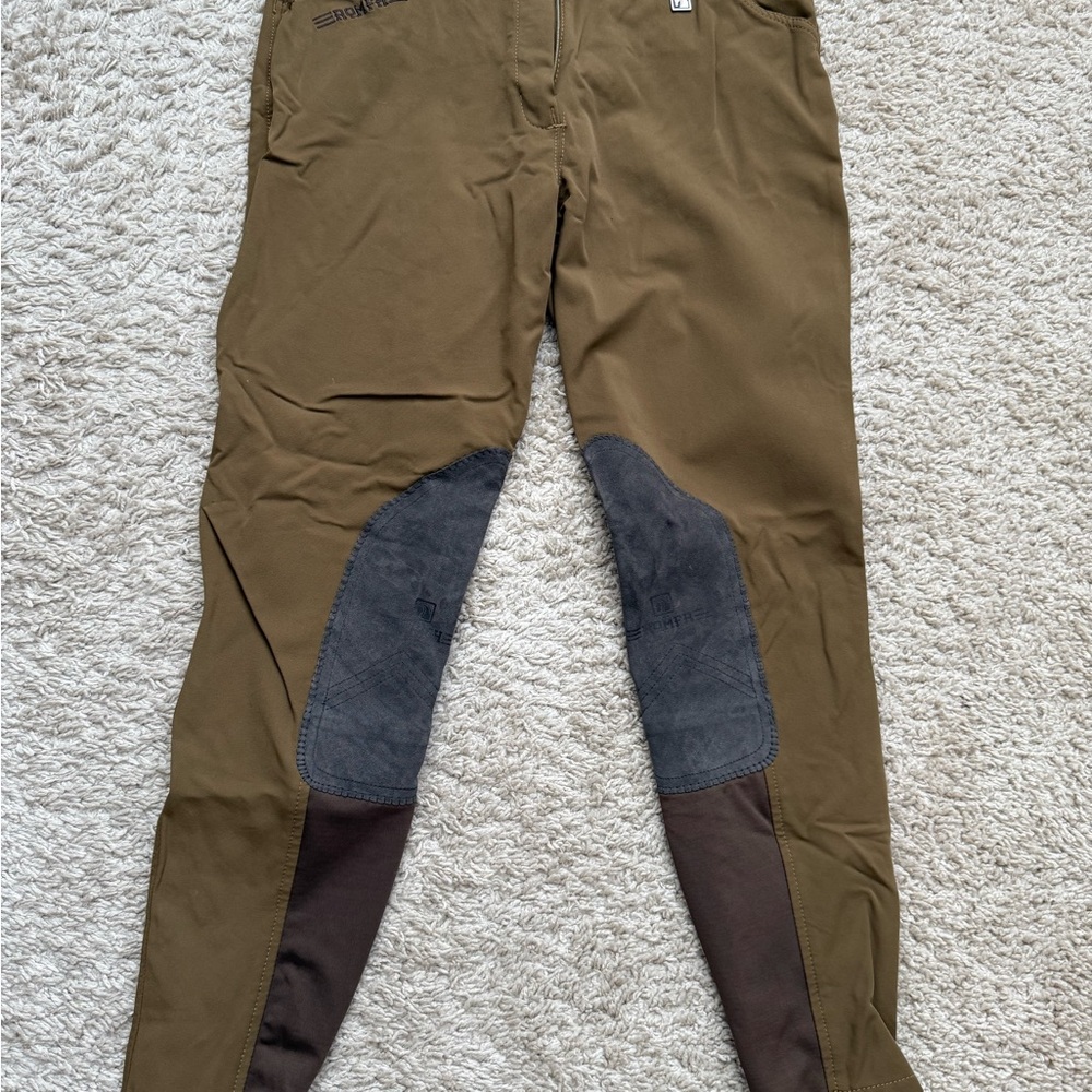 Brown Pants with Gray Accents